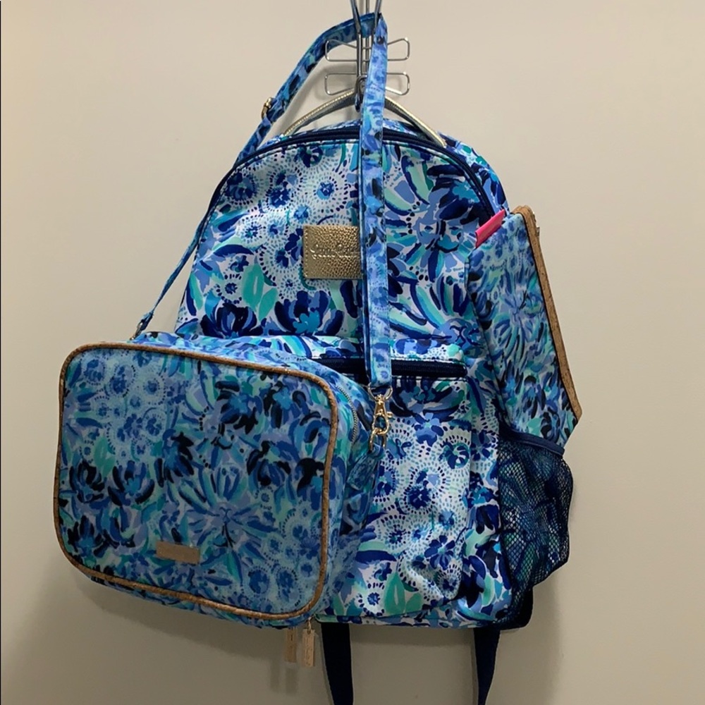 High maintenance backpack, lunch box & pencil case